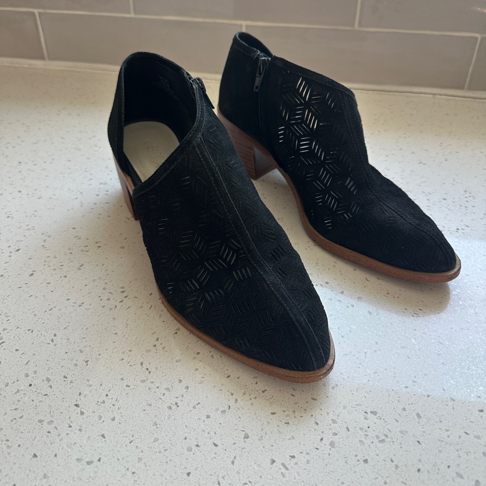 1. State Black Ankle Booties